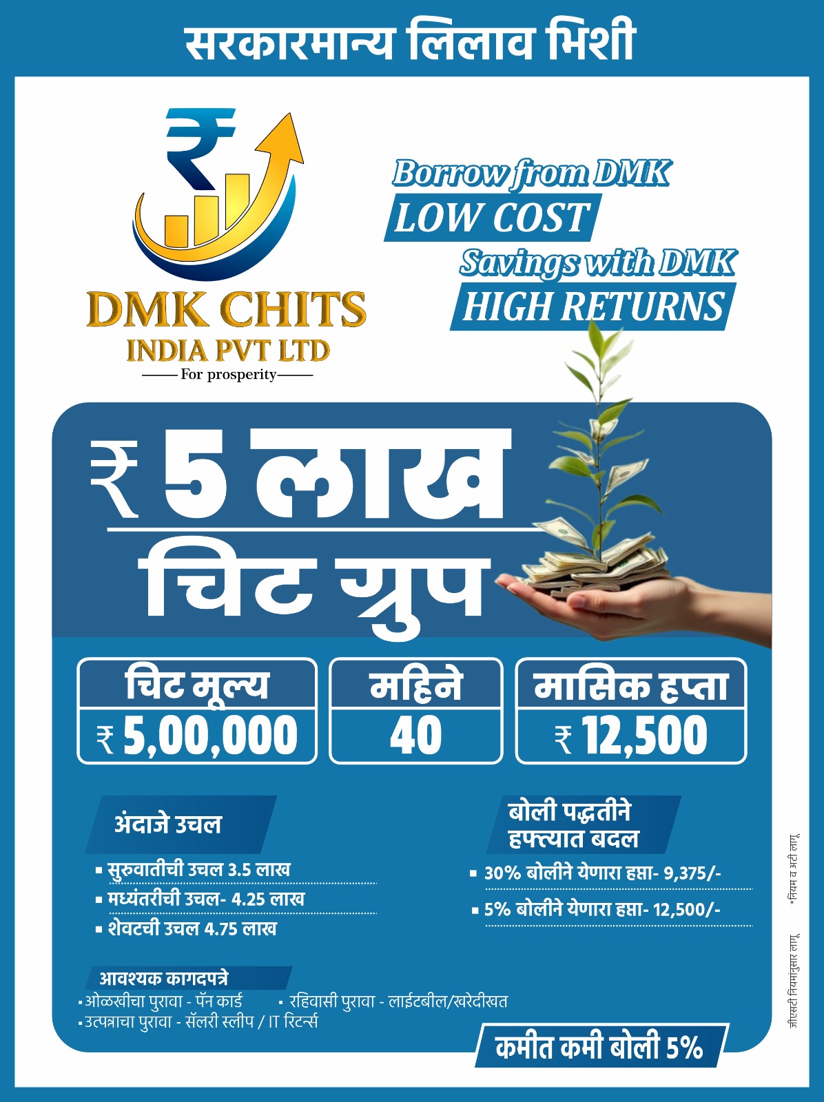 ₹5 लाख चिट ग्रुप